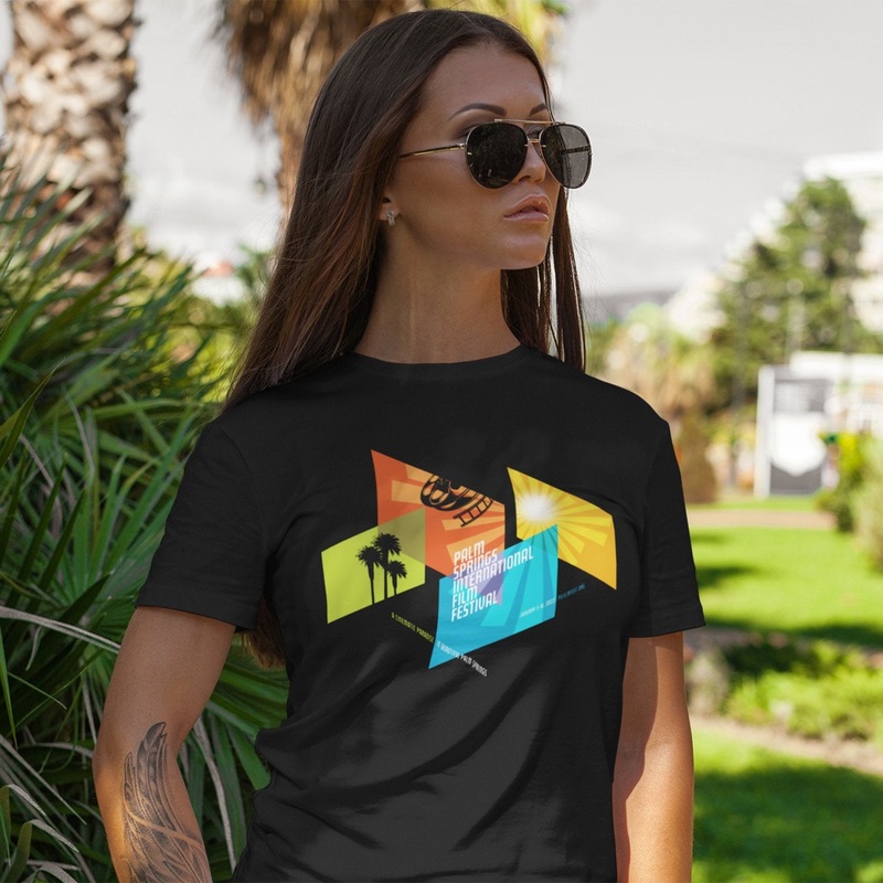 Unisex T-shirt – 2023 Palm Springs Film Festival  – Black