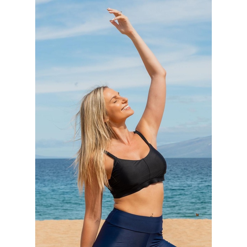 Adjustable Strap Clasp Swim Bra