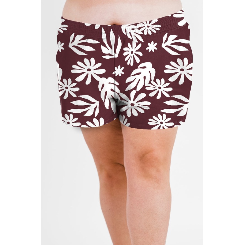 Classic Fit Swim Shorts With Panty | Plus Size