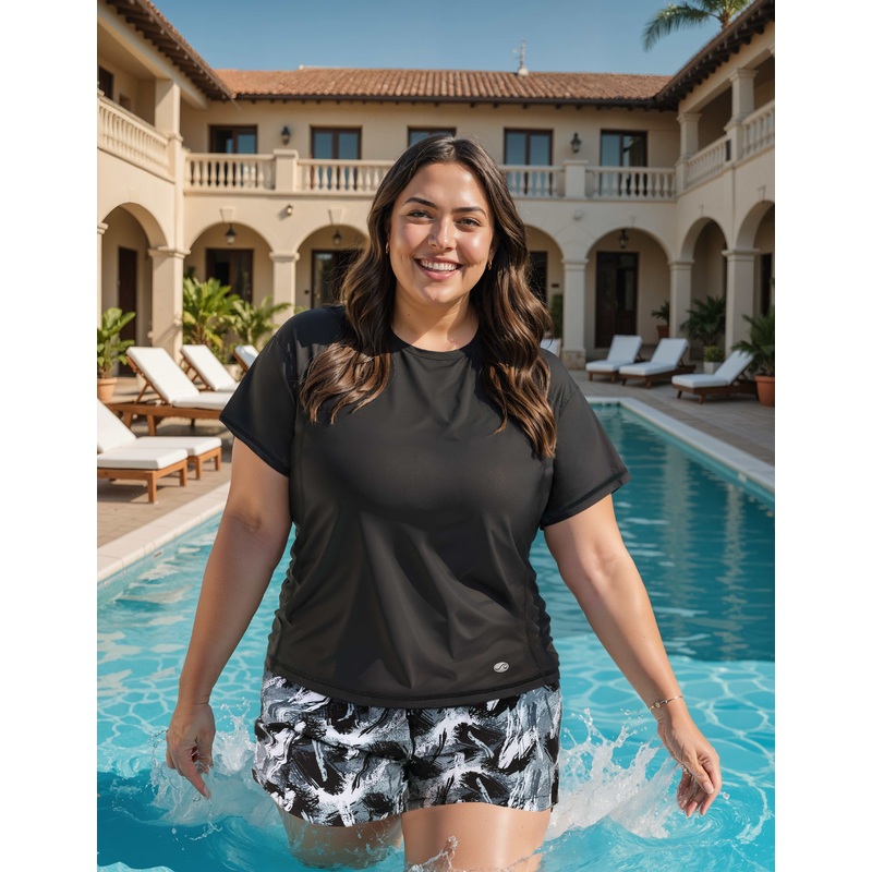 Loose Fit Adele Swim Top | Plus Size