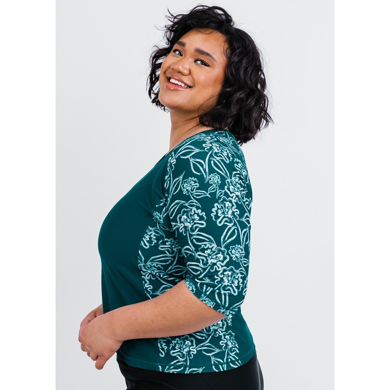 Loose Fit Margaux Swim Top | Plus Size