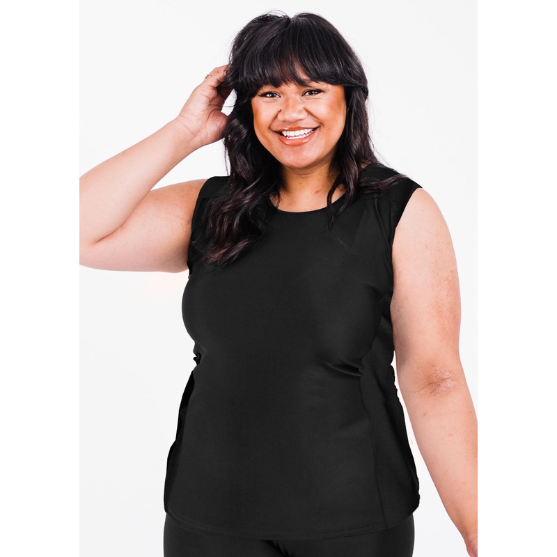 Loose Fit Maya Swim-Top | Plus Size