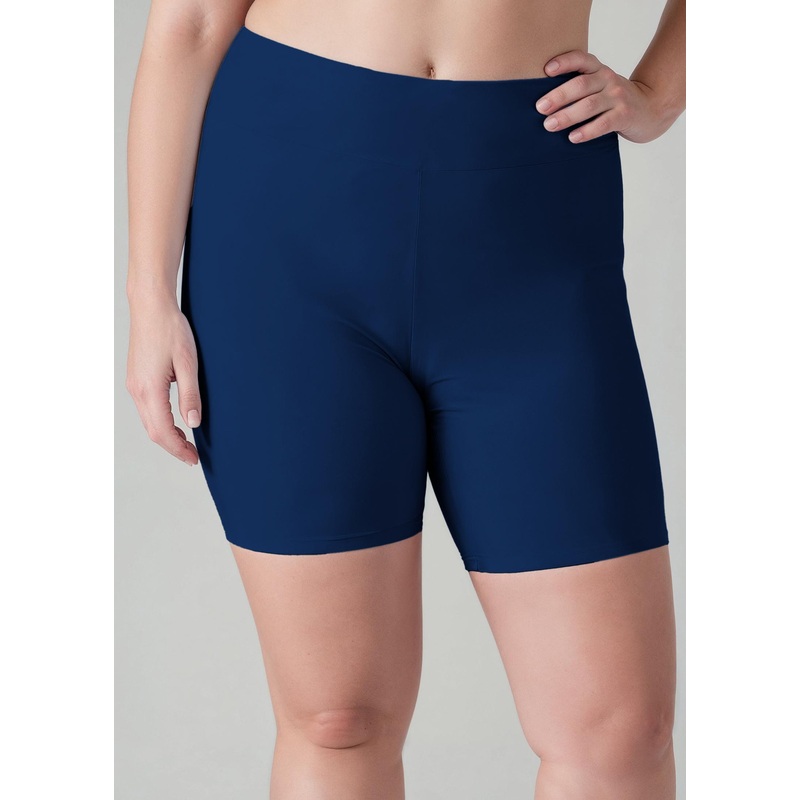 Mid-Thigh Swim Shorts | Plus Size