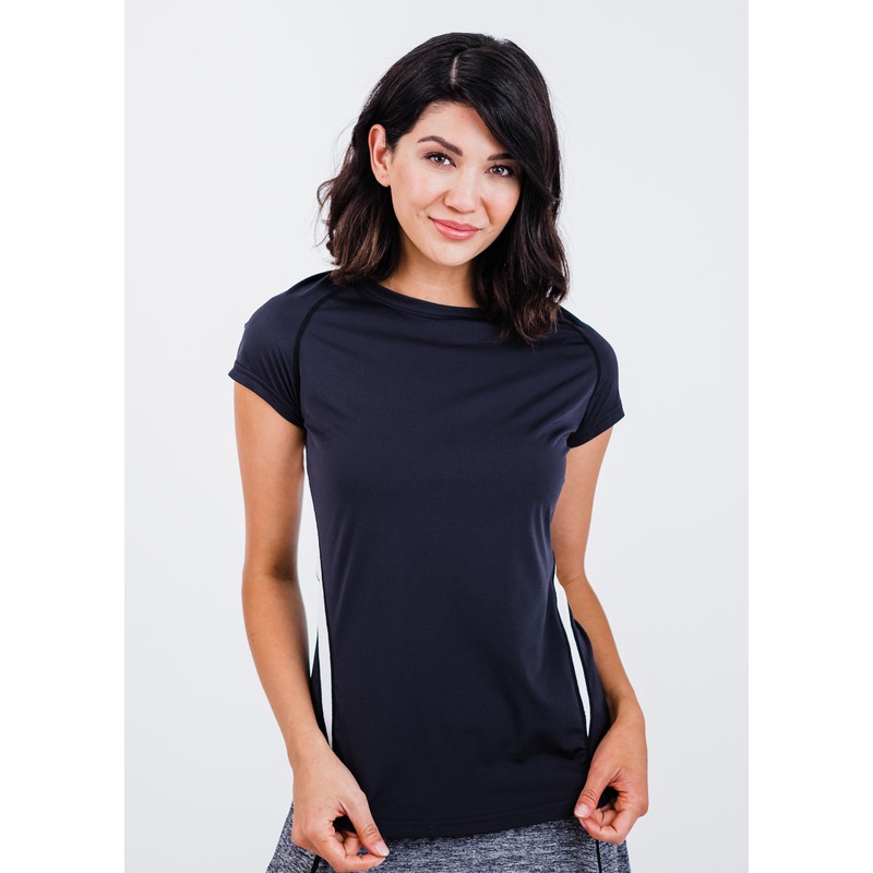 Pro Cap Sleeve Performance Top With Mesh Panels