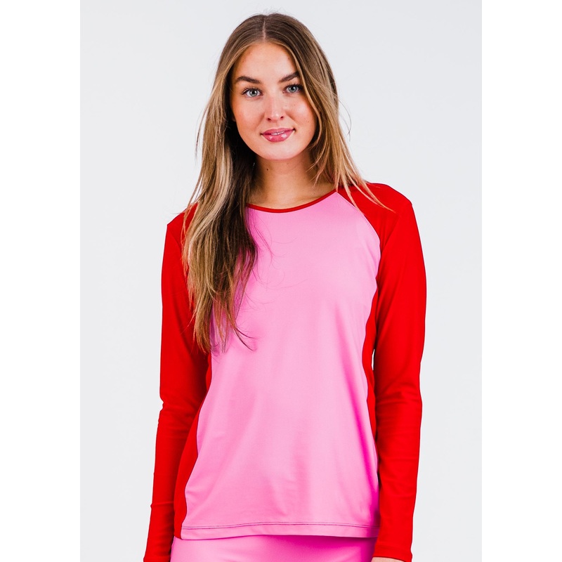 Raglan Color Block Rash Guard