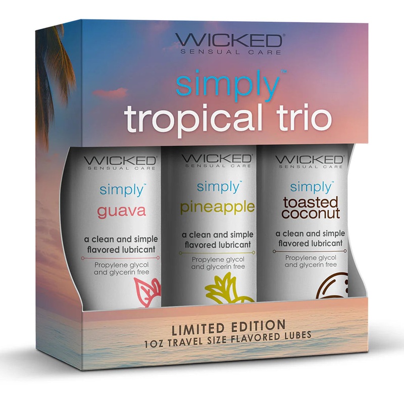 Simply Tropical Trio Travel Kit Lubricant – Wicked