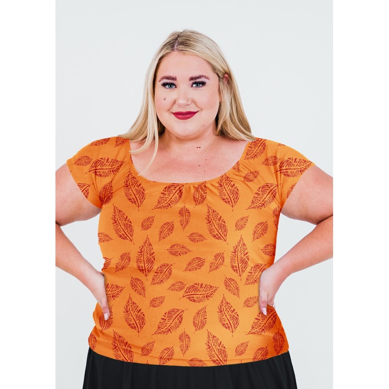 Zoey Crop Swim Top | Plus sIze