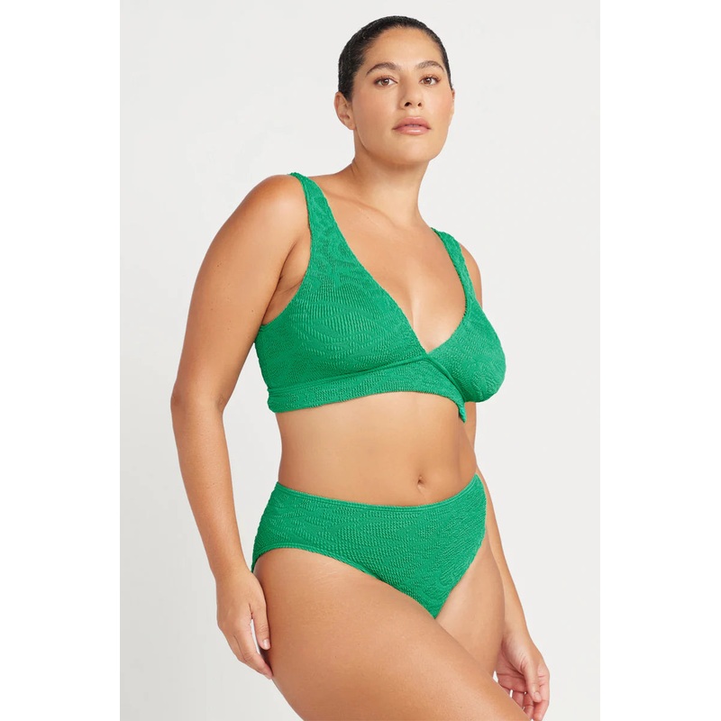 Arte Bikini Bottom In Green Geo Jacquard – ArteSands