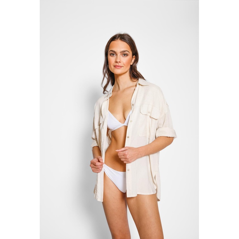Capri Beach To Street Shirt In Raw – Koy Resort
