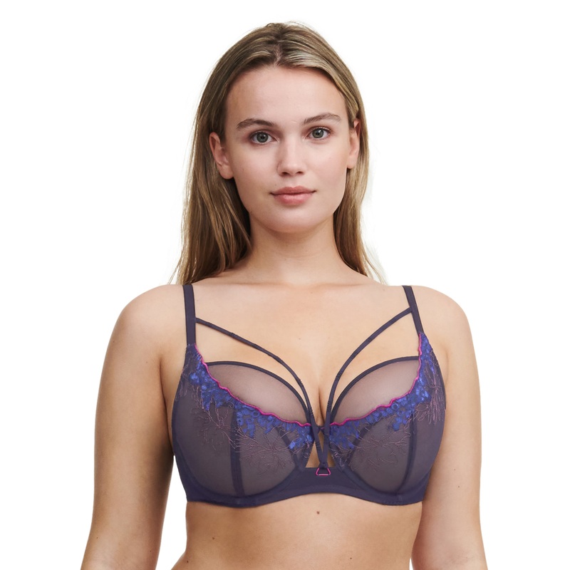 Spice Underwired Bra In Midnight Blue – Chantelle Pulp