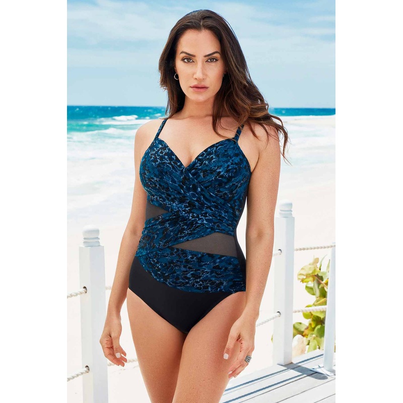 Titania Mystique Swimsuit In Multi & Black – Miracle Suit