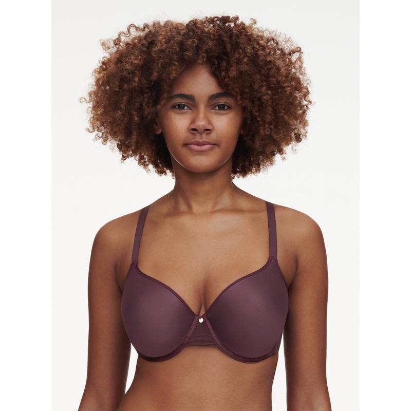 C Jolie Memory Form T-Shirt Bra In Aubergine – Chantelle