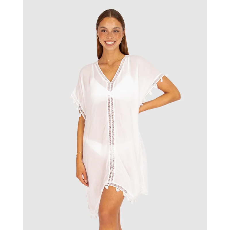 Moroccan Kaftan In White – Baku