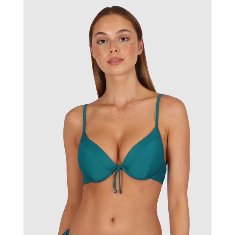 Rococco Booster Bikini Top In Jungle – Baku