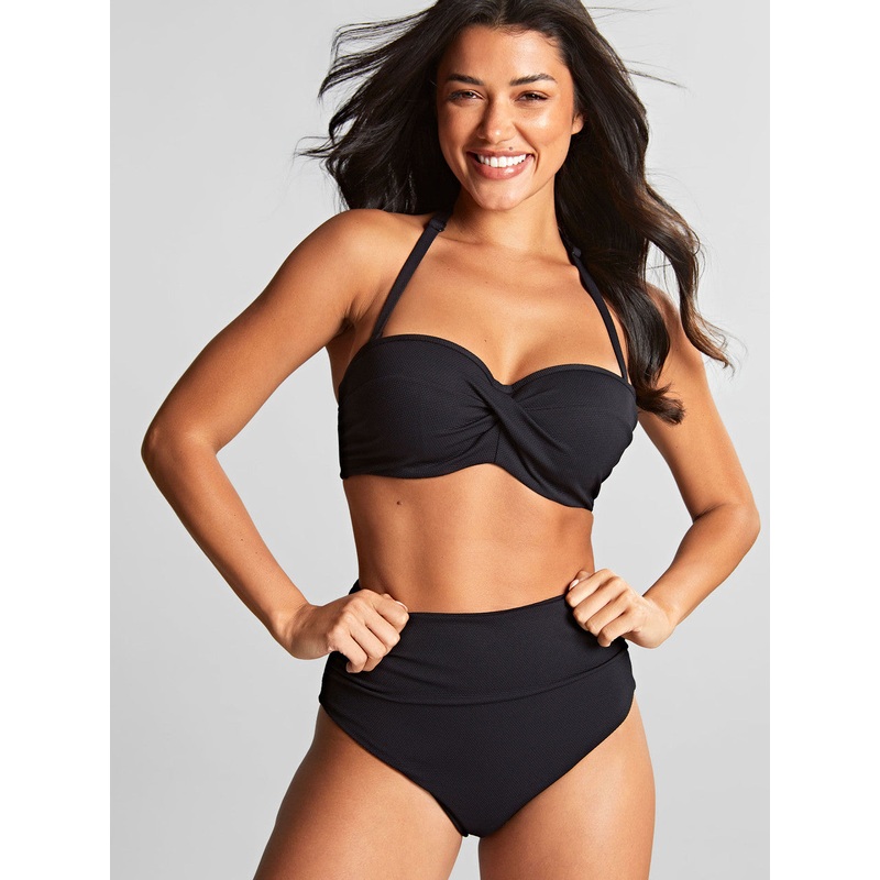 Spirit Bandeau Bikini Top In Black – Panache