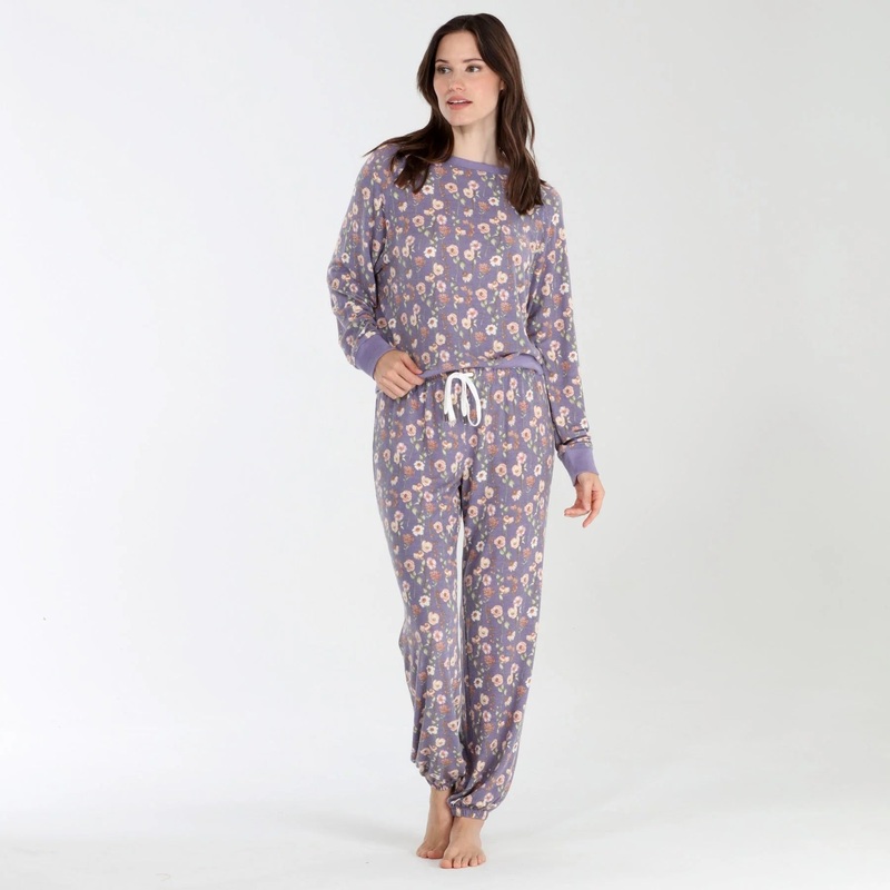 Star Seeker Lounge Set In Nova Floral – Honeydew Intimates
