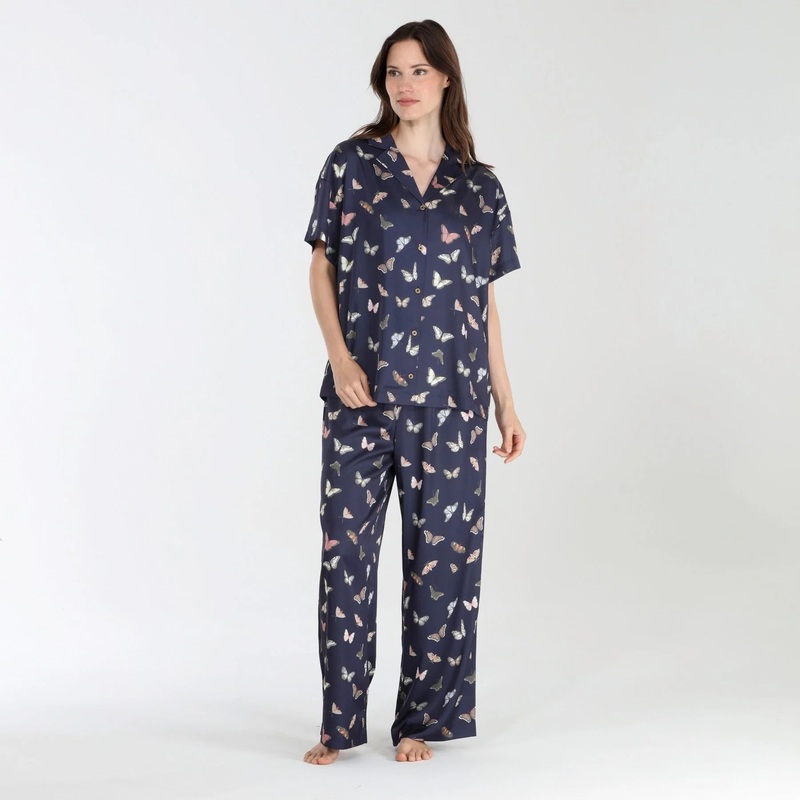 Sunday Rest PJ Set In Nova Butterflies – Honeydew Intimates