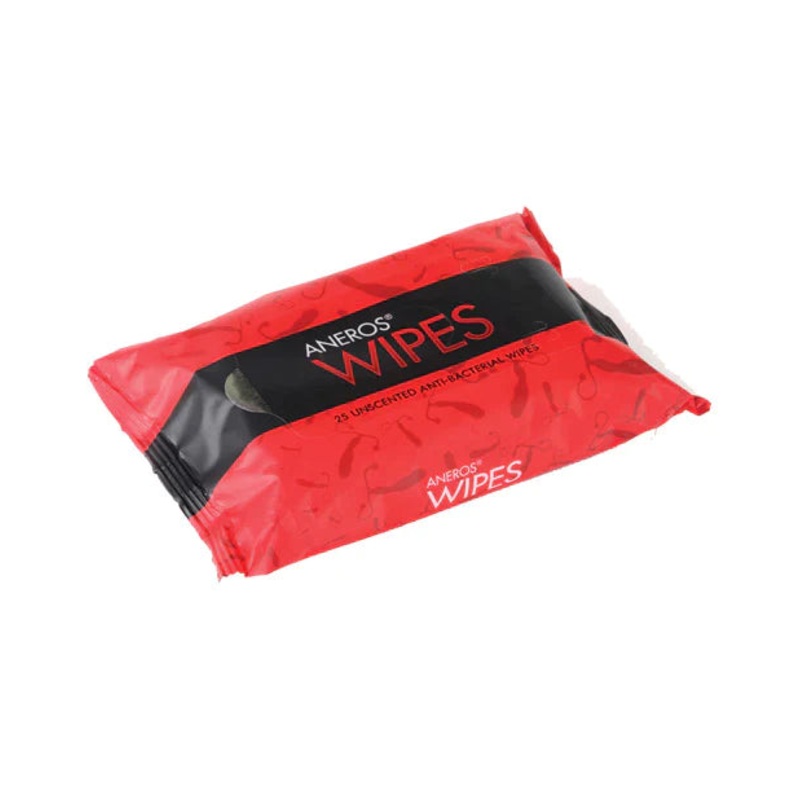 Aneros Anti-Bacterial Wipes In White