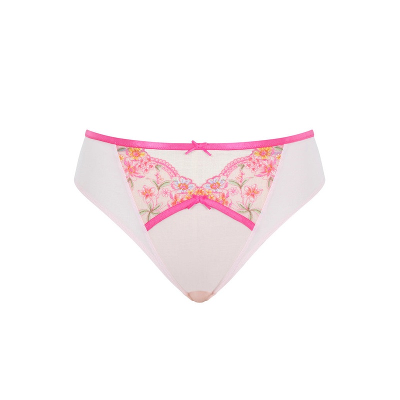Eden High Leg Brief In Pink – Panache