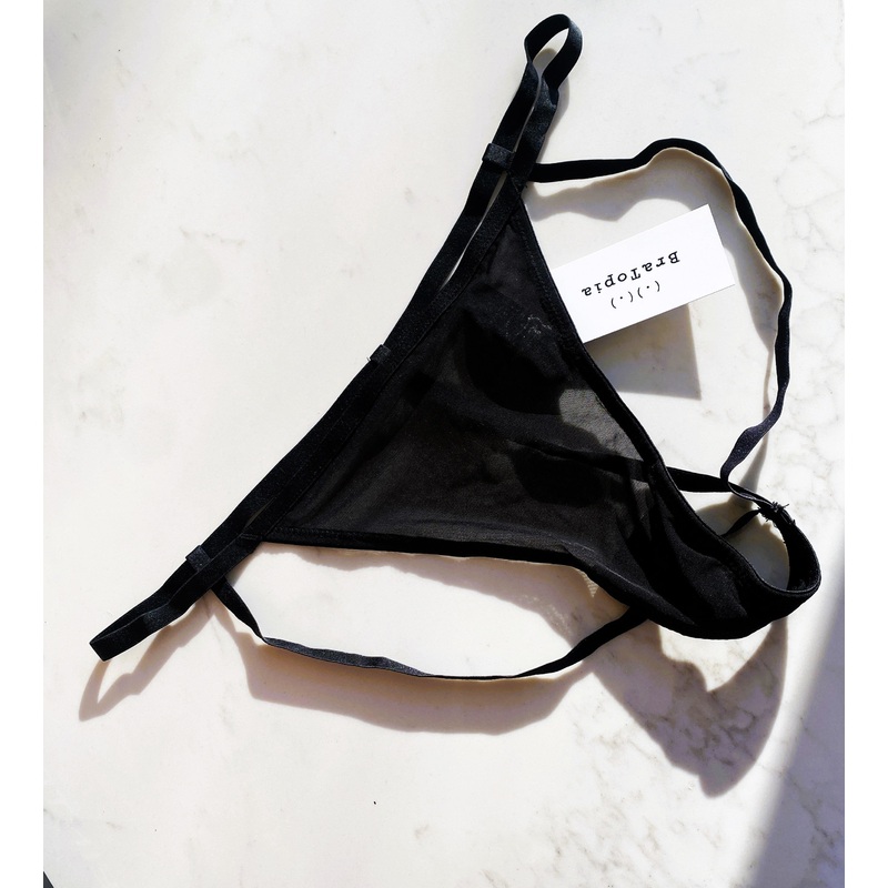 Kiera Panty In Black – Playful Promises