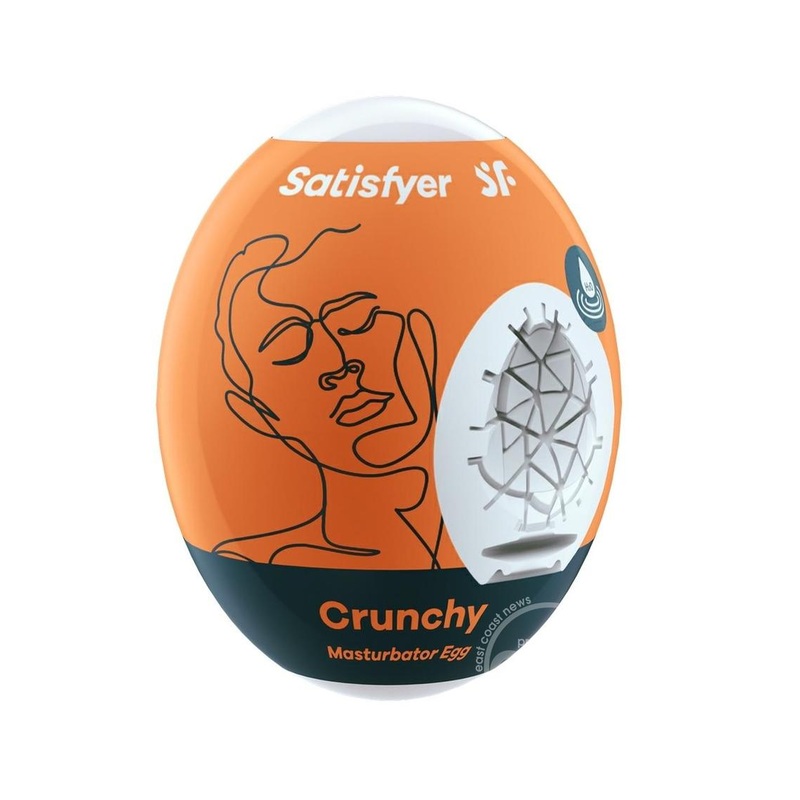 Masturbator Egg Crunchy In Orange – Satisfyer