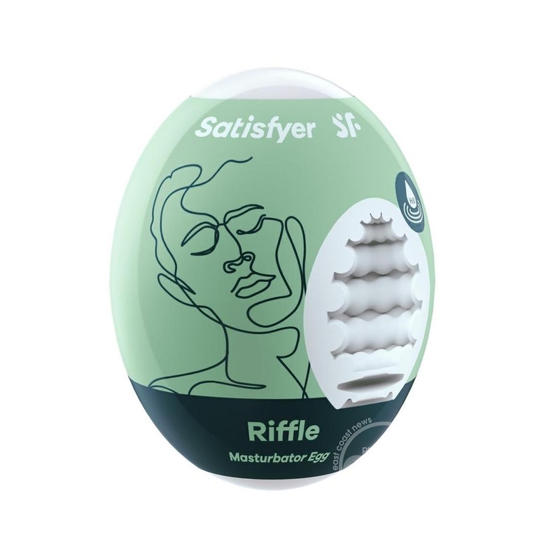 Masturbator Egg Riffle In Green – Satisfyer