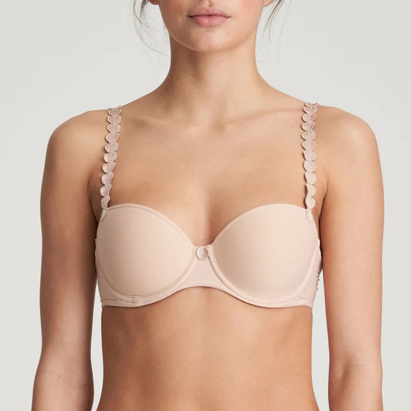Tom Padded Balcony Bra In Caffe Latte  – Marie Jo