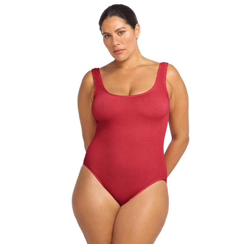 Arte High Neck Swimsuit In Pink – Artesands