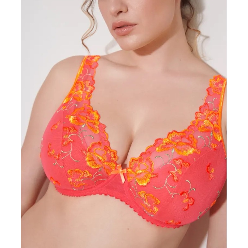 Devdaha Half Padded Plunge Bra In Tropicana – Prima Donna
