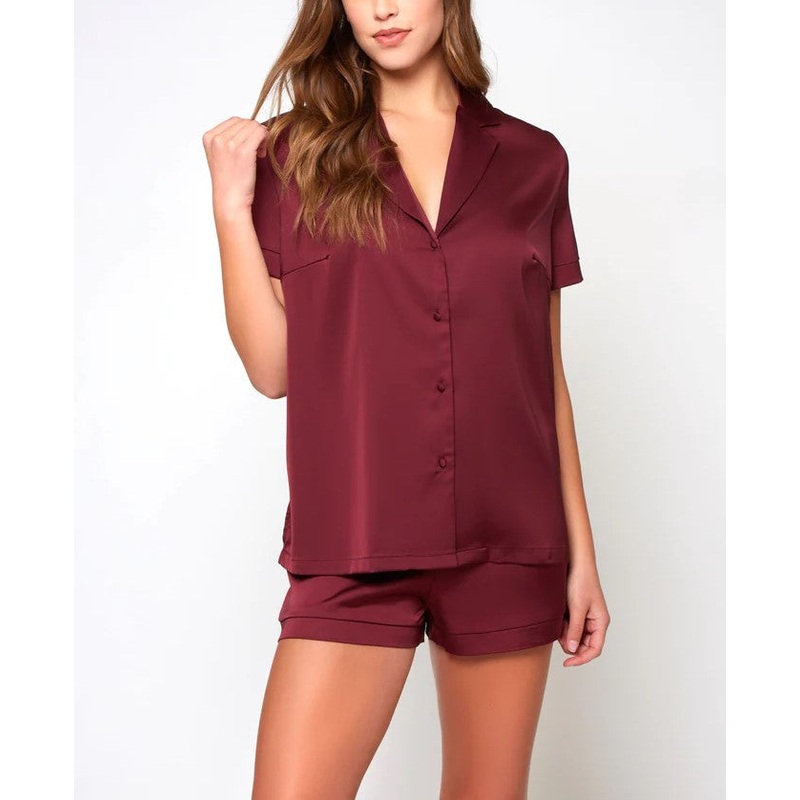 Forest PJ Set In Burgundy