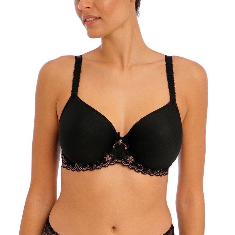 Offbeat Decadence Moulded Spacer Bra In Black – Freya
