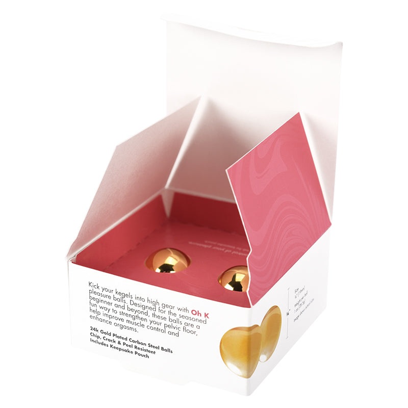 Oh K Pleasure Balls 24K Gold Plated – Classic Erotica