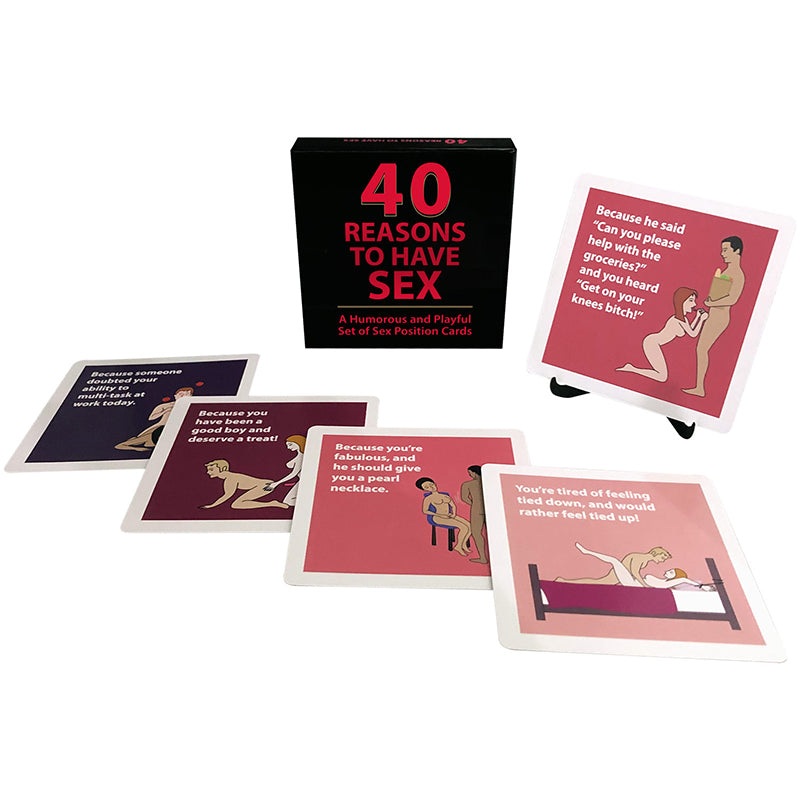 40 Reasons to Have Sex Card Game – Kheper Games