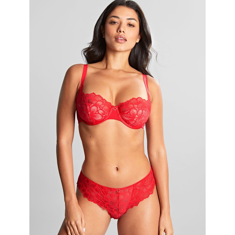 Allure Balcony Bra In Ruby Red – Panache