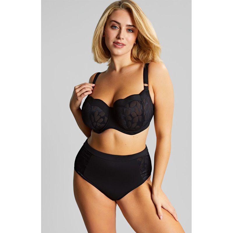 Ashley Padded Balcony Bra In Black – Panache
