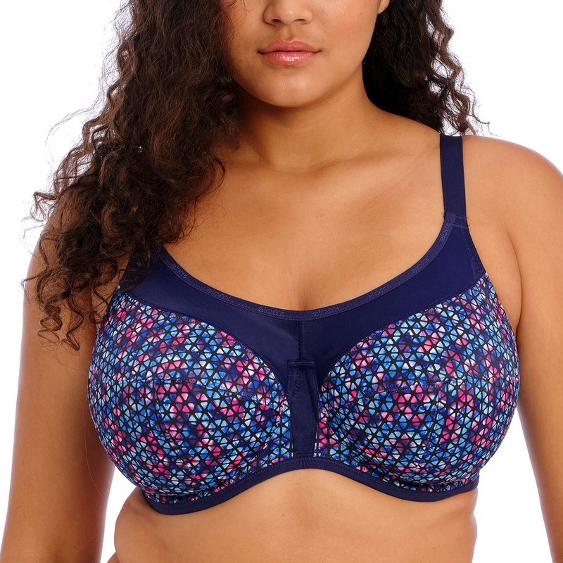 Energise UW Sports Bra In Navy Geo – Elomi