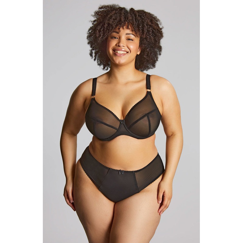 Liberty Plunge Bra In Black – Sculptresse
