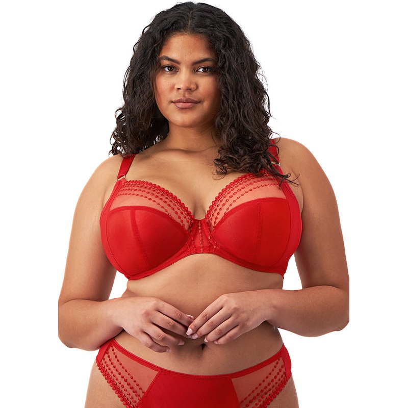 Matilda Plunge Bra In Haute Red – Elomi