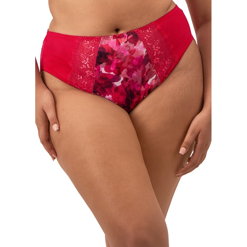 Morgan High Leg Brief In Berry Crush – Elomi