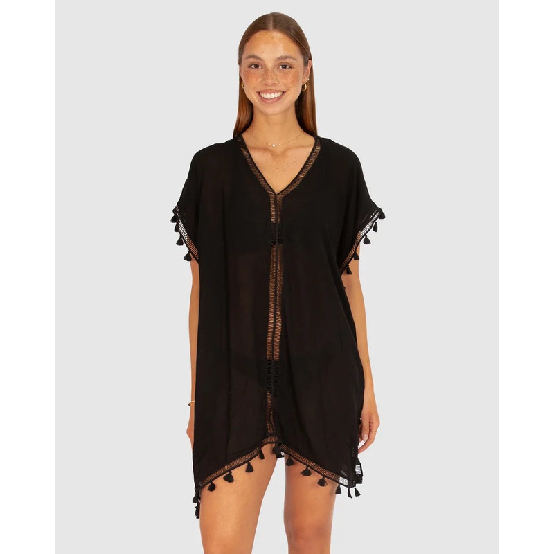 Moroccan Kaftan In Black – Baku