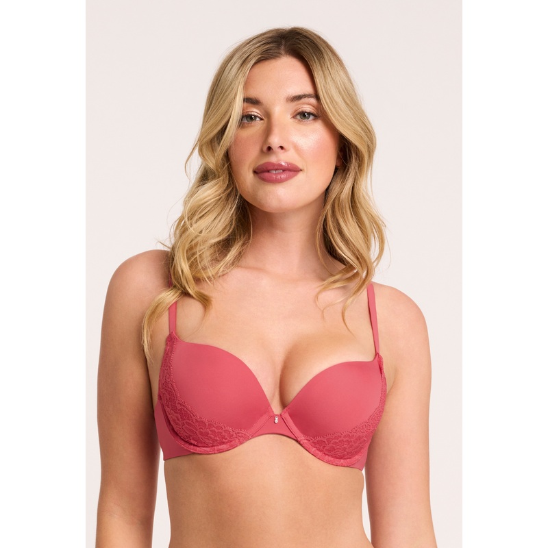 Allure Light Push Up Bra In Spiced Coral – Montelle