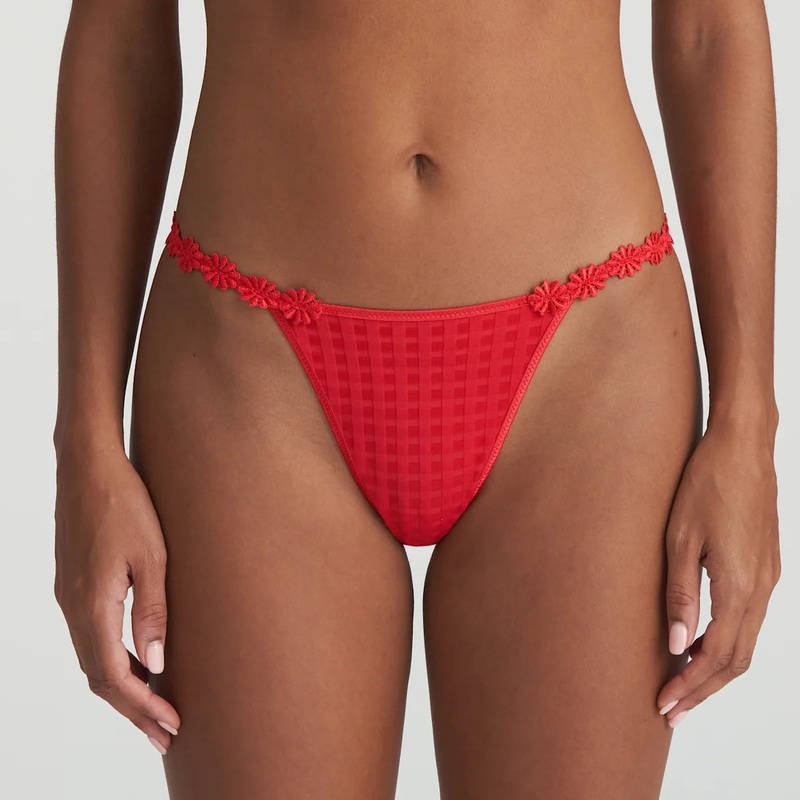 Avero Mini Thong In Scarlet – Marie Jo