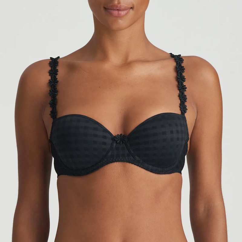 Avero Padded Balcony Bra In Black – Marie Jo