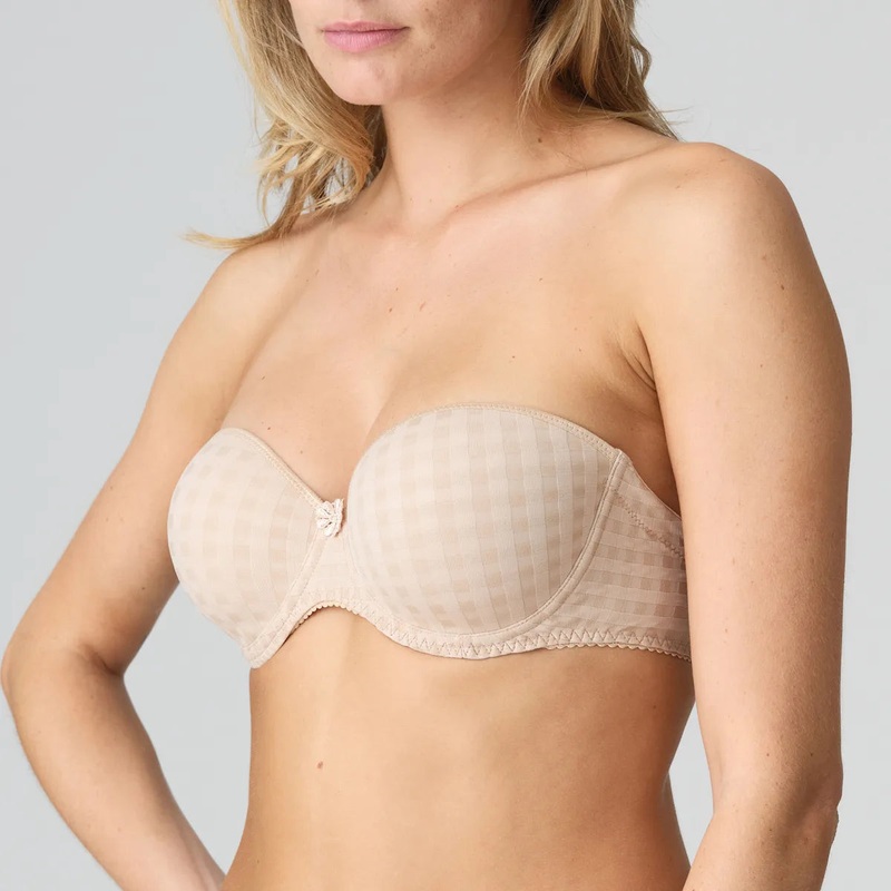 Avero Padded Strapless Bra In Caffe Latte – Marie Jo