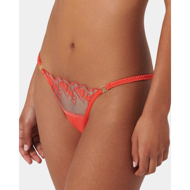 Harlow Open Brief In Hot Coral – Bluebella