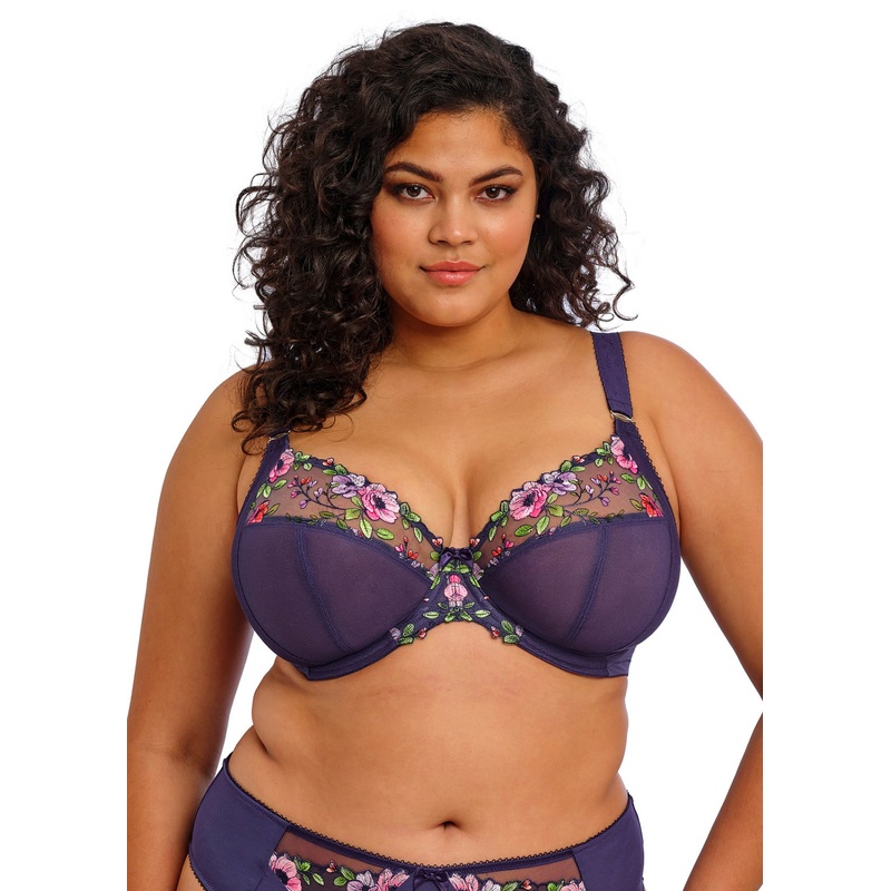 Himari Underwired Plunge Bra In Midnight – Elomi