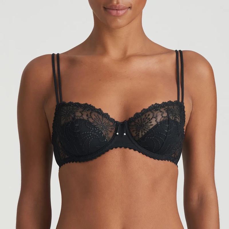 Jane Half Padded Balcony Bra In Black – Marie Jo