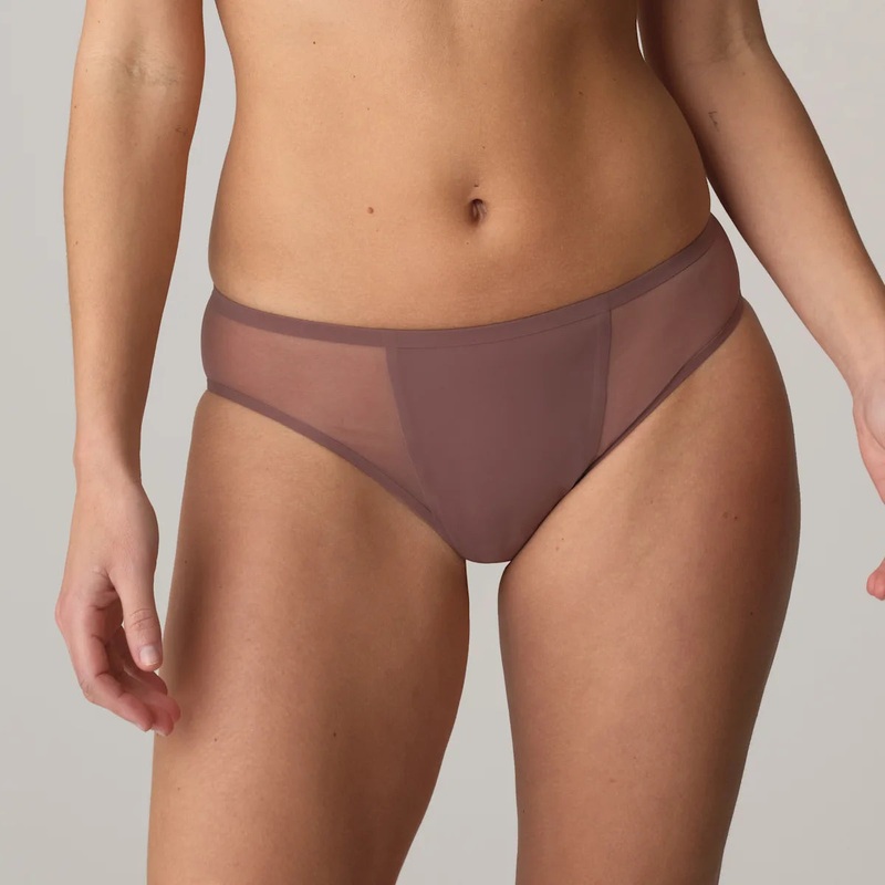 Louie Rio Briefs In Satin Taupe – Marie Jo