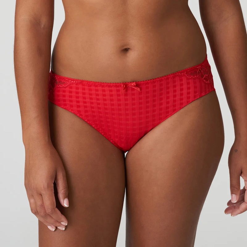 Madison Rio Briefs In Scarlet – Prima Donna