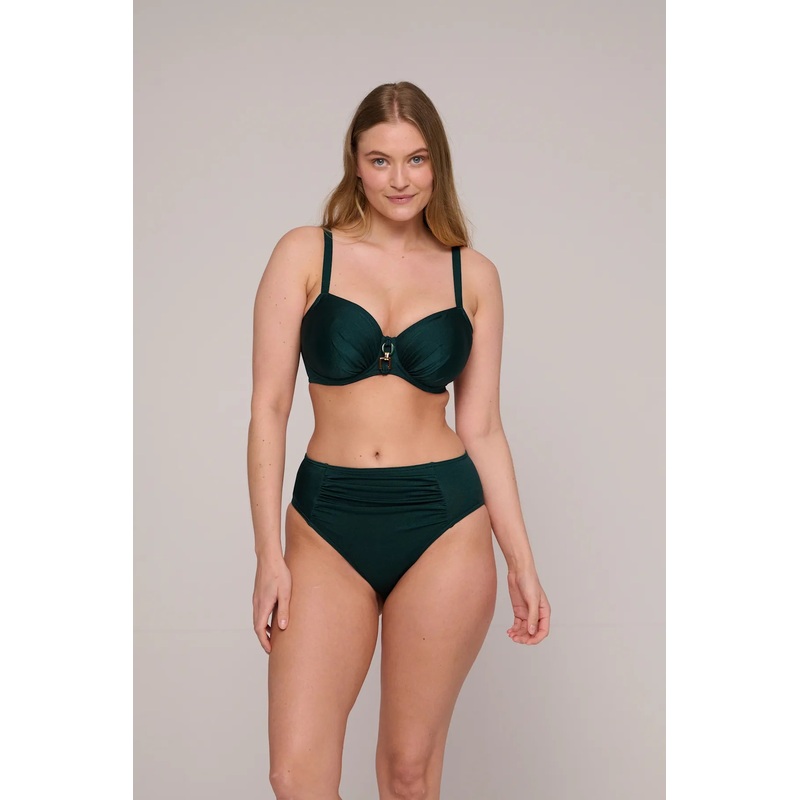 Mangalore Full Cup Bikini Top In Jewel Green – Prima Donna